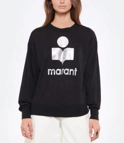 MARANT ÉTOILE Tee-shirt Klowia Lin Noir -ANINE BING Boutique imare look20220518 254 1