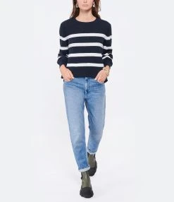 MARANT ÉTOILE Jean Neasr Coton Bleu Clair -ANINE BING Boutique imare look20220524 261