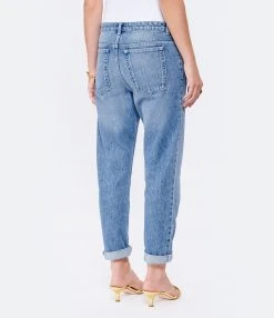 MARANT ÉTOILE Jean Neasr Coton Bleu Clair -ANINE BING Boutique imare look20220524 310
