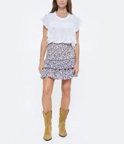 MARANT ÉTOILE Top Layona Coton Organique Blanc 12 MARANT ÉTOILE Top Layona Coton Organique Blanc -ANINE BING Boutique imare look20220621 262