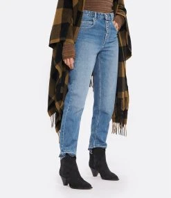 MARANT ÉTOILE Jean Belden Coton Bleu Clair -ANINE BING Boutique imare look20220802 454