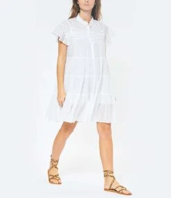 MARANT ÉTOILE Robe Lanikaye Coton Blanc 8 MARANT ÉTOILE Robe Lanikaye Coton Blanc -ANINE BING Boutique imare look20221110 266
