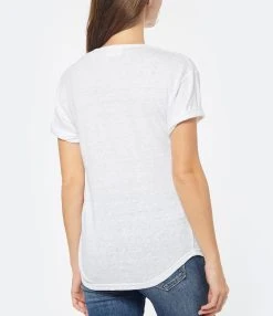 MARANT ÉTOILE Tee-shirt Koldi Lin Rose Blanc -ANINE BING Boutique imare look20221110 329