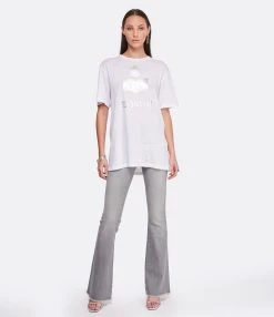 MARANT ÉTOILE Tee-shirt Zewel Lin Blanc -ANINE BING Boutique imare look20221125 317