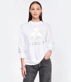 MARANT ÉTOILE Tee-shirt Klowia Lin Blanc -ANINE BING Boutique imare look20221125 47