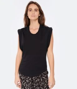 MARANT ÉTOILE Tee-shirt Kotty Lin Noir -ANINE BING Boutique imare look20221130 309
