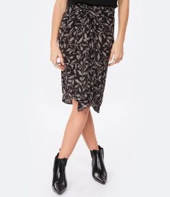 MARANT ÉTOILE Jupe Longue Diamiani Noir 10 MARANT ÉTOILE Jupe Longue Diamiani Noir -ANINE BING Boutique imare look20221130 312