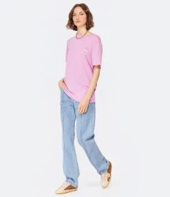 MARANT ÉTOILE Tee-shirt Zewel Lin Lilas -ANINE BING Boutique imare look20221205 266