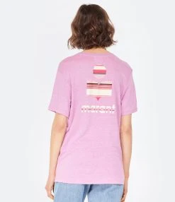 MARANT ÉTOILE Tee-shirt Zewel Lin Lilas -ANINE BING Boutique imare look20221205 271
