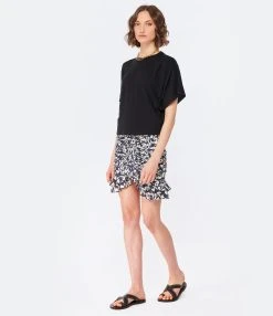 MARANT ÉTOILE Tee-shirt Kyanza Lin Noir -ANINE BING Boutique imare look20221205 315