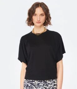 MARANT ÉTOILE Tee-shirt Kyanza Lin Noir -ANINE BING Boutique imare look20221205 317