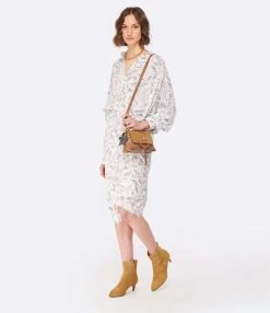 MARANT ÉTOILE Jupe Longue Diamiani Écru 13 MARANT ÉTOILE Jupe Longue Diamiani Écru -ANINE BING Boutique imare look20221205 558