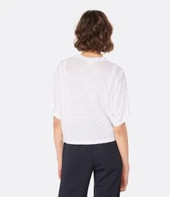 MARANT ÉTOILE Tee-shirt Kyanza Lin Blanc 10 MARANT ÉTOILE Tee-shirt Kyanza Lin Blanc -ANINE BING Boutique imare look20221205 634