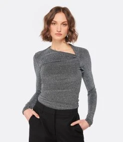 MARANT ÉTOILE Top Baixa Argenté -ANINE BING Boutique imare look20221205 758