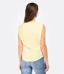MARANT ÉTOILE Tee-shirt Kotty Lin Jaune Clair -ANINE BING Boutique imare look20221206 446