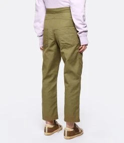 MARANT ÉTOILE Pantalon Pandore Coton Kaki 11 MARANT ÉTOILE Pantalon Pandore Coton Kaki -ANINE BING Boutique imare look20221207 149