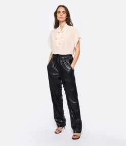 MARANT ÉTOILE Pantalon Brina Noir Midnight 13 MARANT ÉTOILE Pantalon Brina Noir Midnight -ANINE BING Boutique imare look20221207 205