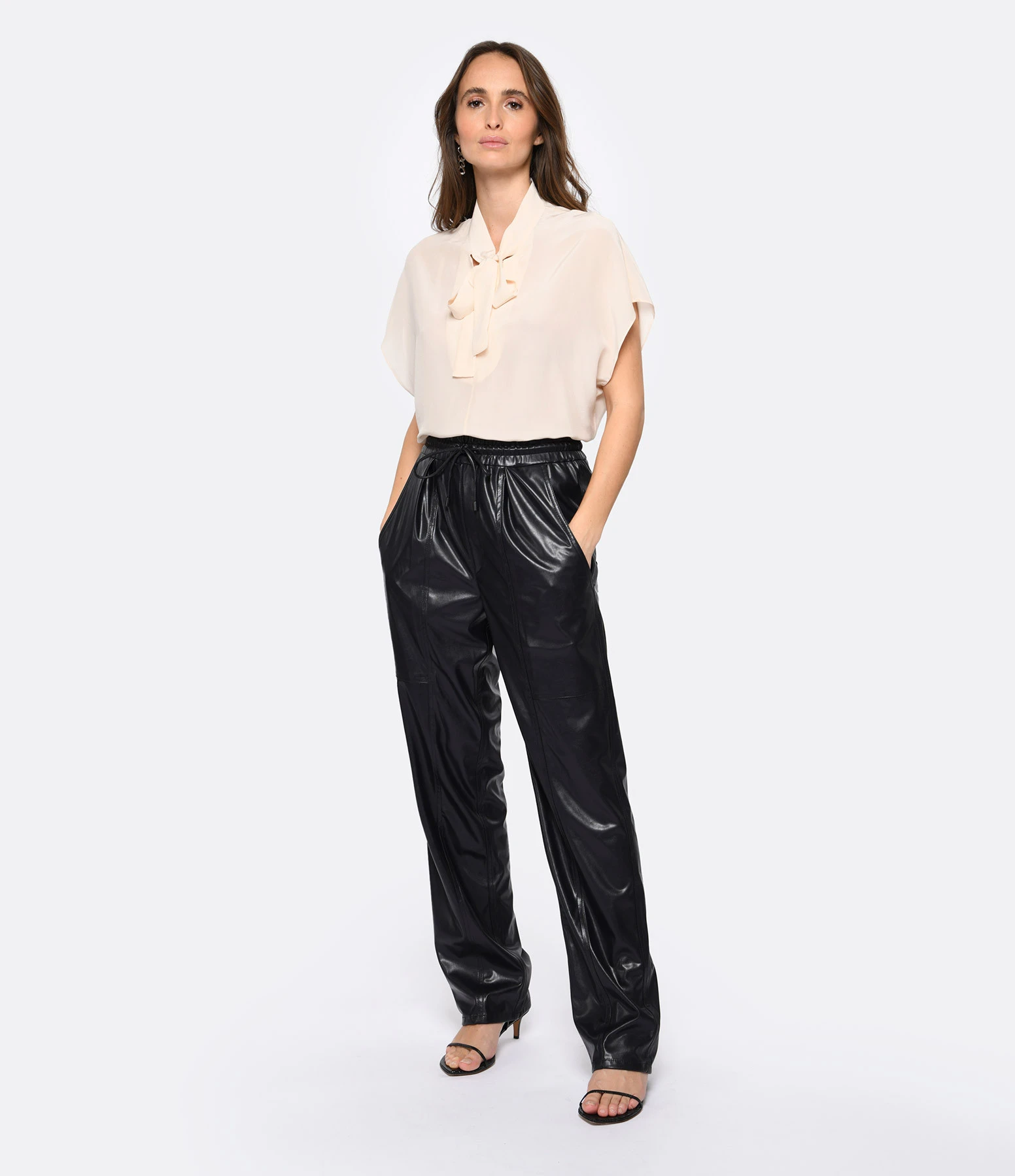 MARANT ÉTOILE Pantalon Brina Noir Midnight 8 MARANT ÉTOILE Pantalon Brina Noir Midnight – Image 6