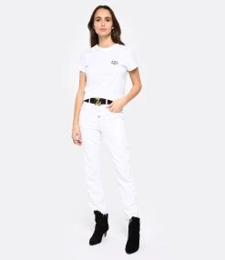 MARANT ÉTOILE Jean Belden Coton Blanc -ANINE BING Boutique imare look20221215 47