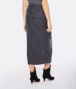 MARANT ÉTOILE Jupe Longue Tilauria Gris -ANINE BING Boutique imare look20221220 331