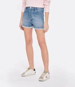 MARANT ÉTOILE Short Lesia Coton Bleu Clair -ANINE BING Boutique imare look20221220 399