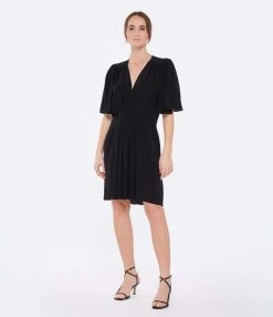 MARANT ÉTOILE Robe Edolia Noir -ANINE BING Boutique imare look20221221 230