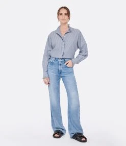 MARANT ÉTOILE Jean Belvira Bleu Clair -ANINE BING Boutique imare look20221221 270