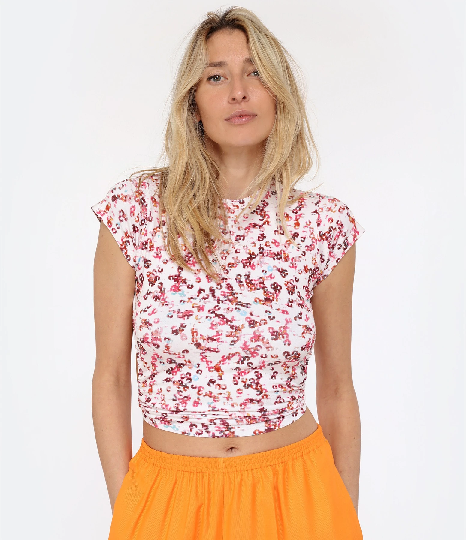 MARANT ÉTOILE Top Juvia Imprimé Écru 4 MARANT ÉTOILE Top Juvia Imprimé Écru – Image 2