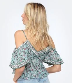 MARANT ÉTOILE Top Garuva Coton Amande -ANINE BING Boutique imare look20230117 67