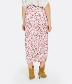 MARANT ÉTOILE Jupe Longue Jeldia Écru -ANINE BING Boutique imare look20230118 352