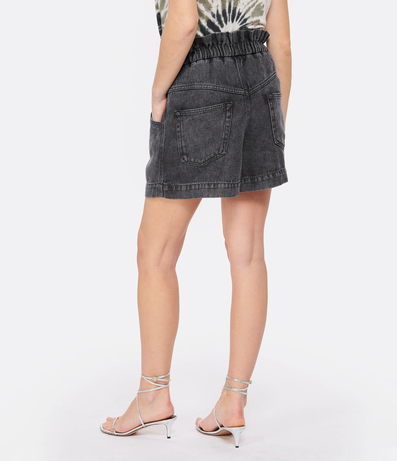 MARANT ÉTOILE Short Titea Gris 7 MARANT ÉTOILE Short Titea Gris – Image 5