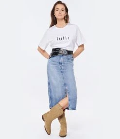 MARANT ÉTOILE Jupe Longue Tilauria Bleu Clair 12 MARANT ÉTOILE Jupe Longue Tilauria Bleu Clair -ANINE BING Boutique imare look20230126 70