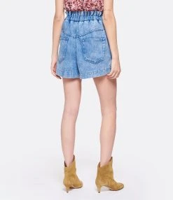 MARANT ÉTOILE Short Titea Bleu Clair -ANINE BING Boutique imare look20230207 370