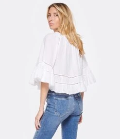 MARANT ÉTOILE Top Liam Coton Blanc 9 MARANT ÉTOILE Top Liam Coton Blanc -ANINE BING Boutique imare look20230207 395