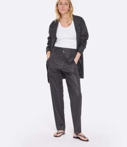 MARANT ÉTOILE Pantalon Faliana Coton Noir -ANINE BING Boutique imare look20230207 472