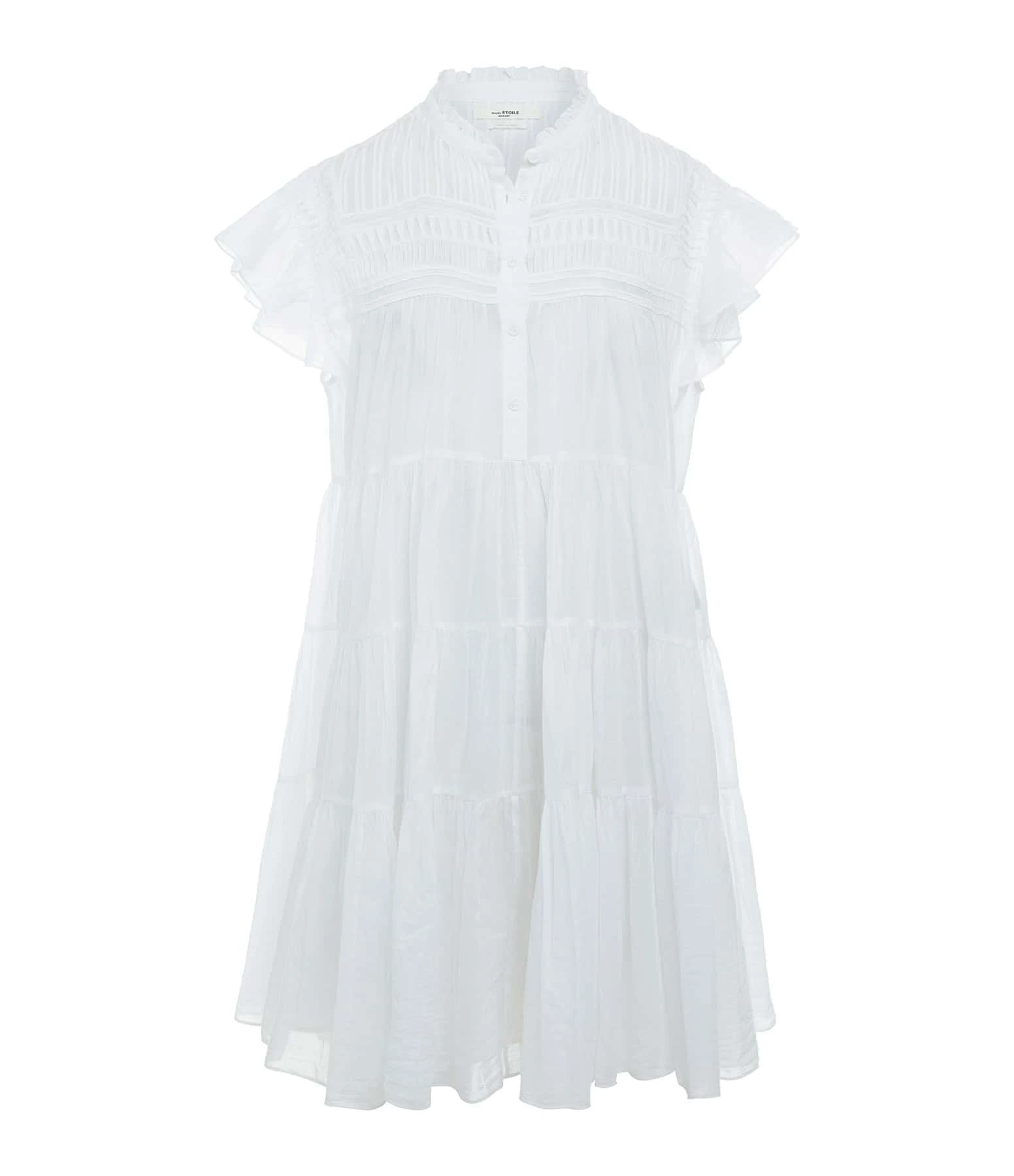 MARANT ÉTOILE Robe Lanikaye Coton Blanc 3 MARANT ÉTOILE Robe Lanikaye Coton Blanc