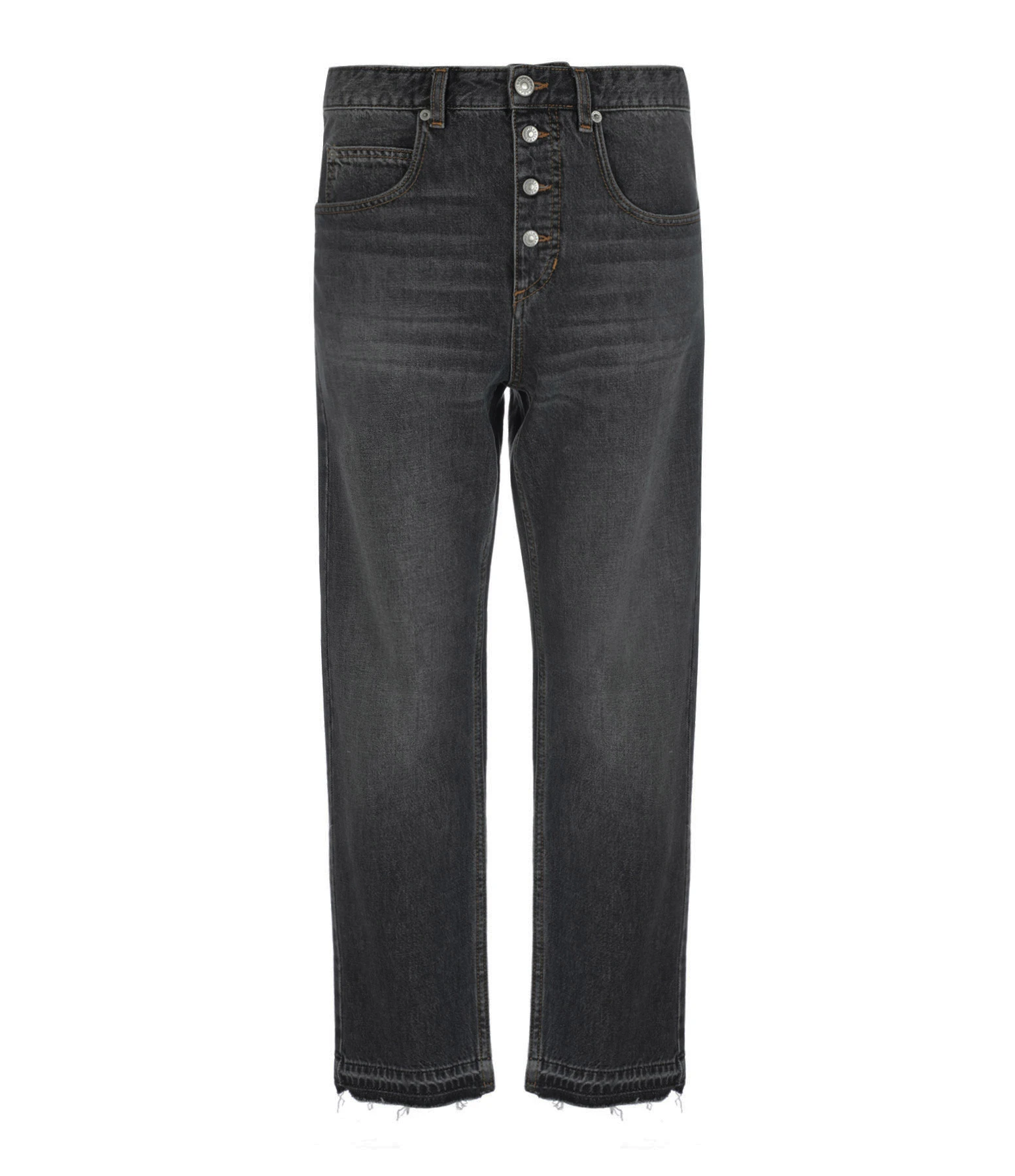 MARANT ÉTOILE Jean Belden Coton Noir Délavé 3 MARANT ÉTOILE Jean Belden Coton Noir Délavé