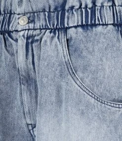 MARANT ÉTOILE Short Titea Coton Bleu Clair -ANINE BING Boutique imare44561 pck20220622 2