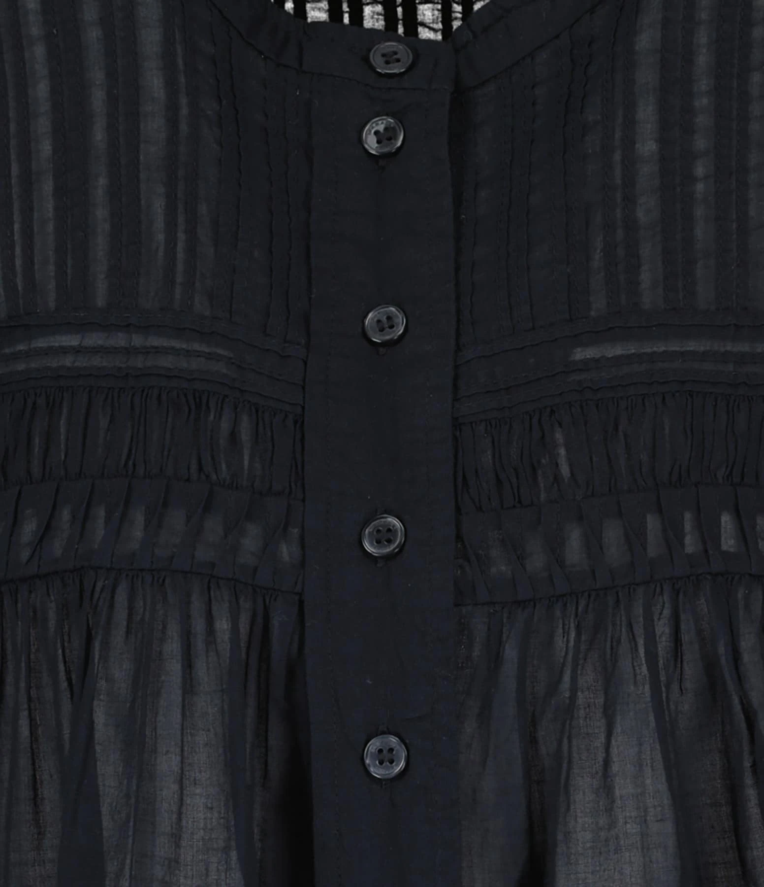 MARANT ÉTOILE Top Leaza Coton Noir 4 MARANT ÉTOILE Top Leaza Coton Noir – Image 2