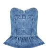MARANT ÉTOILE Top Solizinia Coton Bleu Clair -ANINE BING Boutique imare49650 pck20230113 1