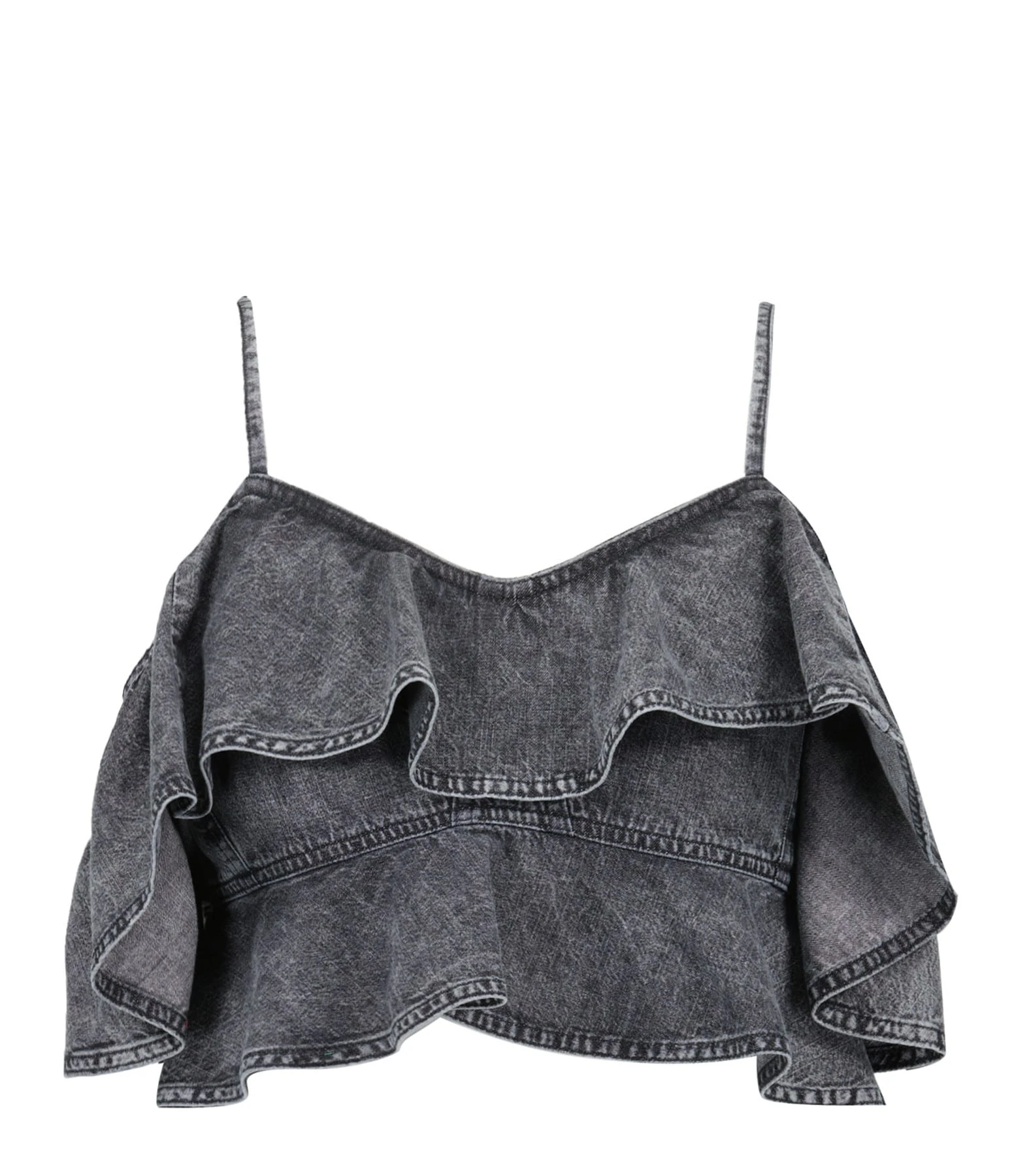 MARANT ÉTOILE Top Voloteo Coton Gris 3 MARANT ÉTOILE Top Voloteo Coton Gris