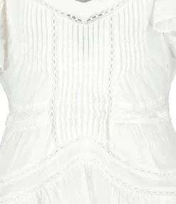 MARANT ÉTOILE Top Madrana Coton Blanc 7 MARANT ÉTOILE Top Madrana Coton Blanc -ANINE BING Boutique imare49667 pck20230111 2