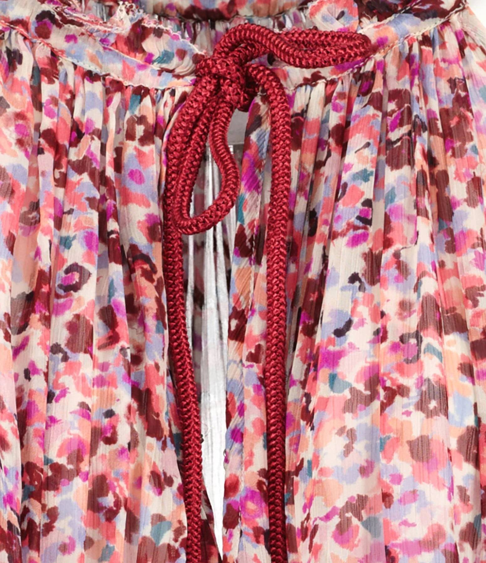 MARANT ÉTOILE Top Fabino Imprimé Framboise Écru 4 MARANT ÉTOILE Top Fabino Imprimé Framboise Écru – Image 2