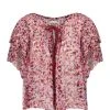 MARANT ÉTOILE Top Fapani Imprimé Framboise Écru -ANINE BING Boutique imare49684 pck20230206 1