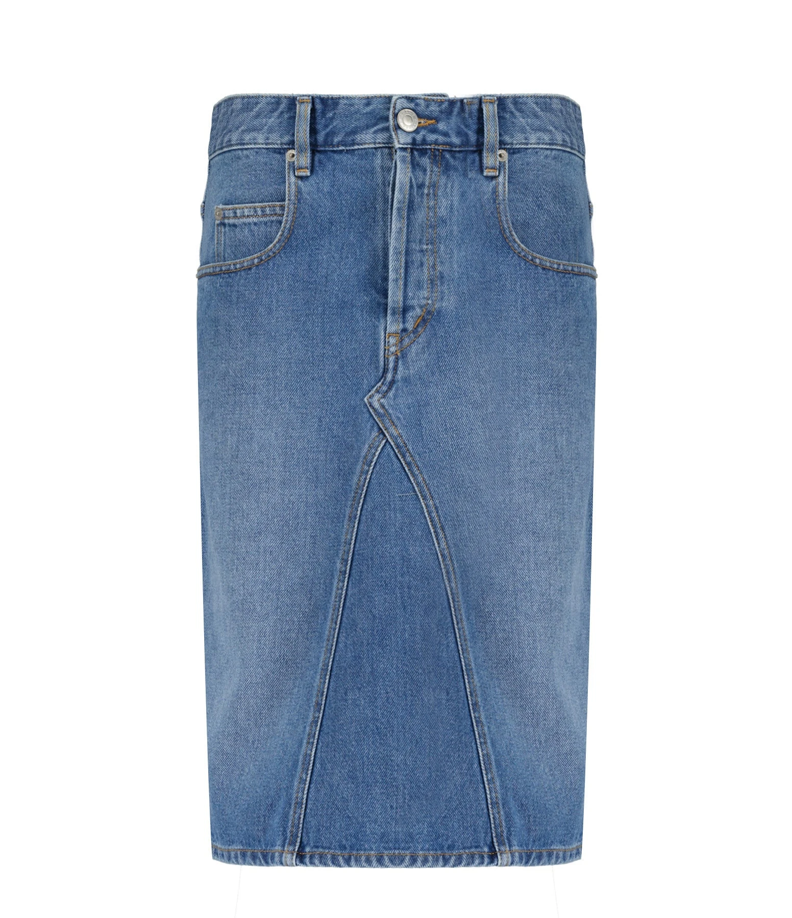 MARANT ÉTOILE Jupe Fiali Coton Bleu Clair 3 MARANT ÉTOILE Jupe Fiali Coton Bleu Clair