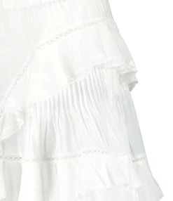 MARANT ÉTOILE Jupe Moana Coton Blanc 9 MARANT ÉTOILE Jupe Moana Coton Blanc -ANINE BING Boutique imare49699 pck20230113 2