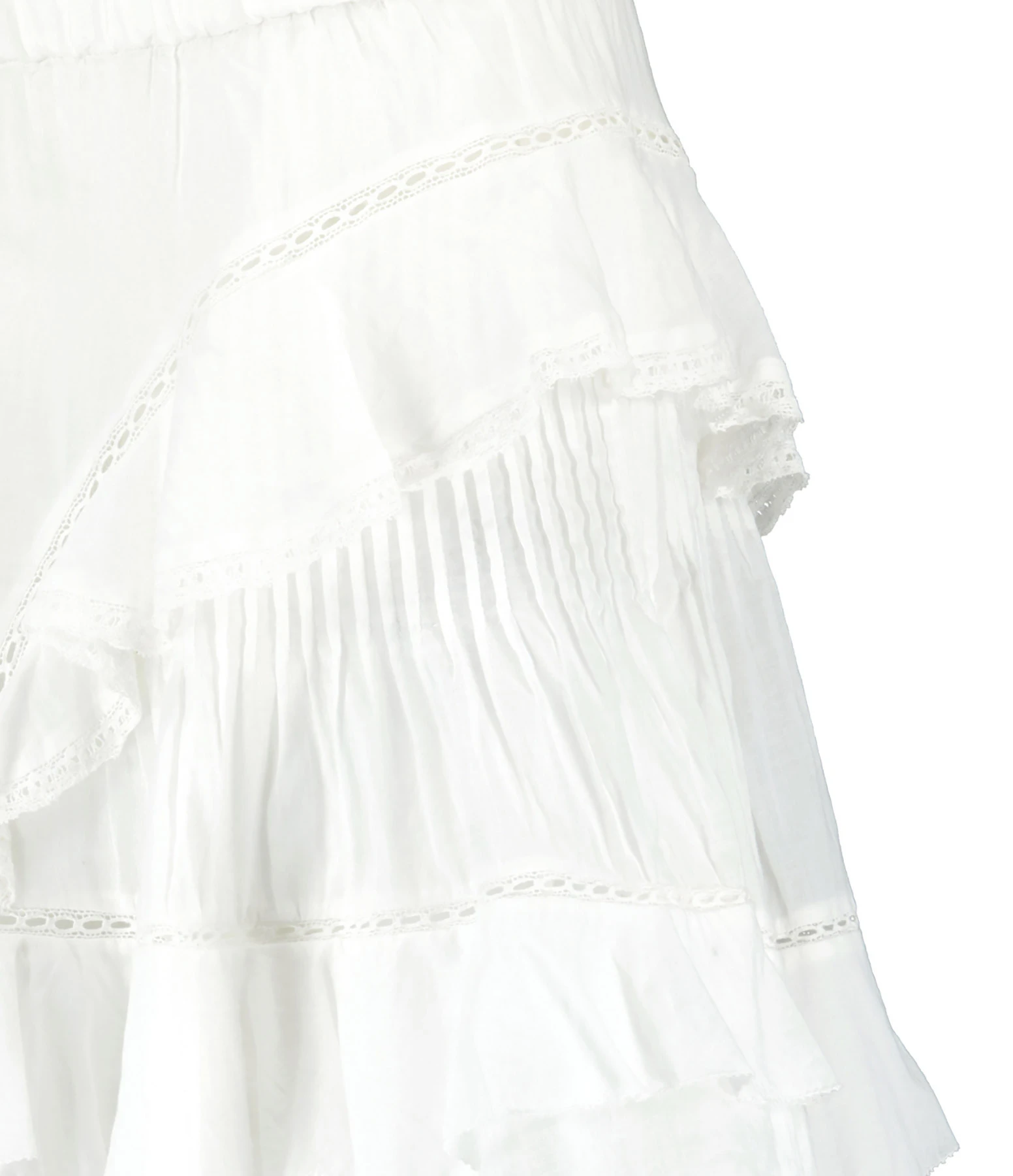 MARANT ÉTOILE Jupe Moana Coton Blanc 4 MARANT ÉTOILE Jupe Moana Coton Blanc – Image 2
