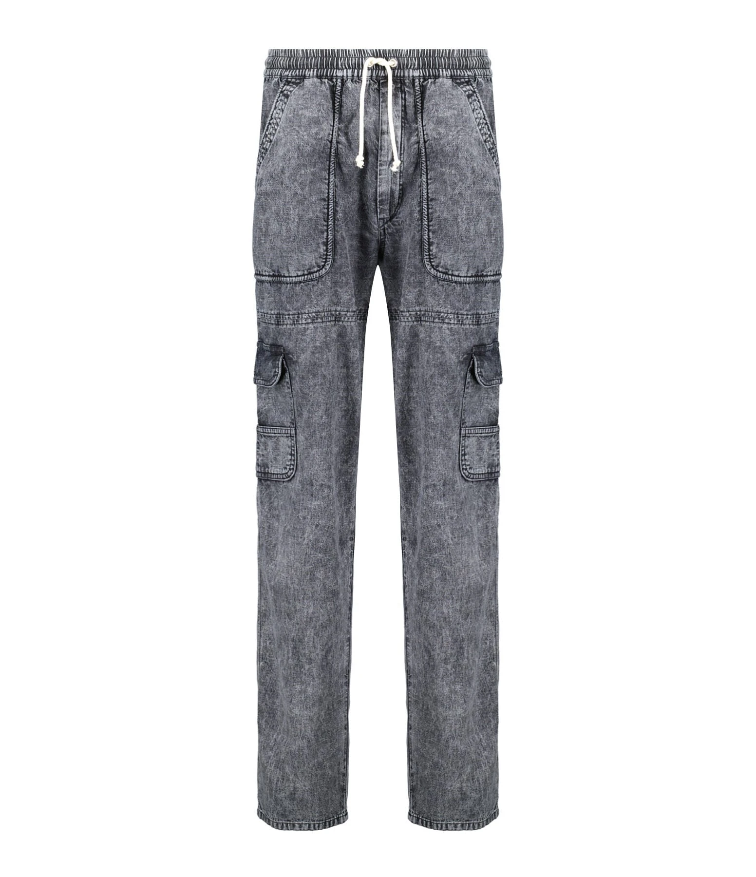 MARANT ÉTOILE Pantalon Viamao Coton Gris 3 MARANT ÉTOILE Pantalon Viamao Coton Gris