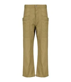 MARANT ÉTOILE Pantalon Pandore Coton Kaki