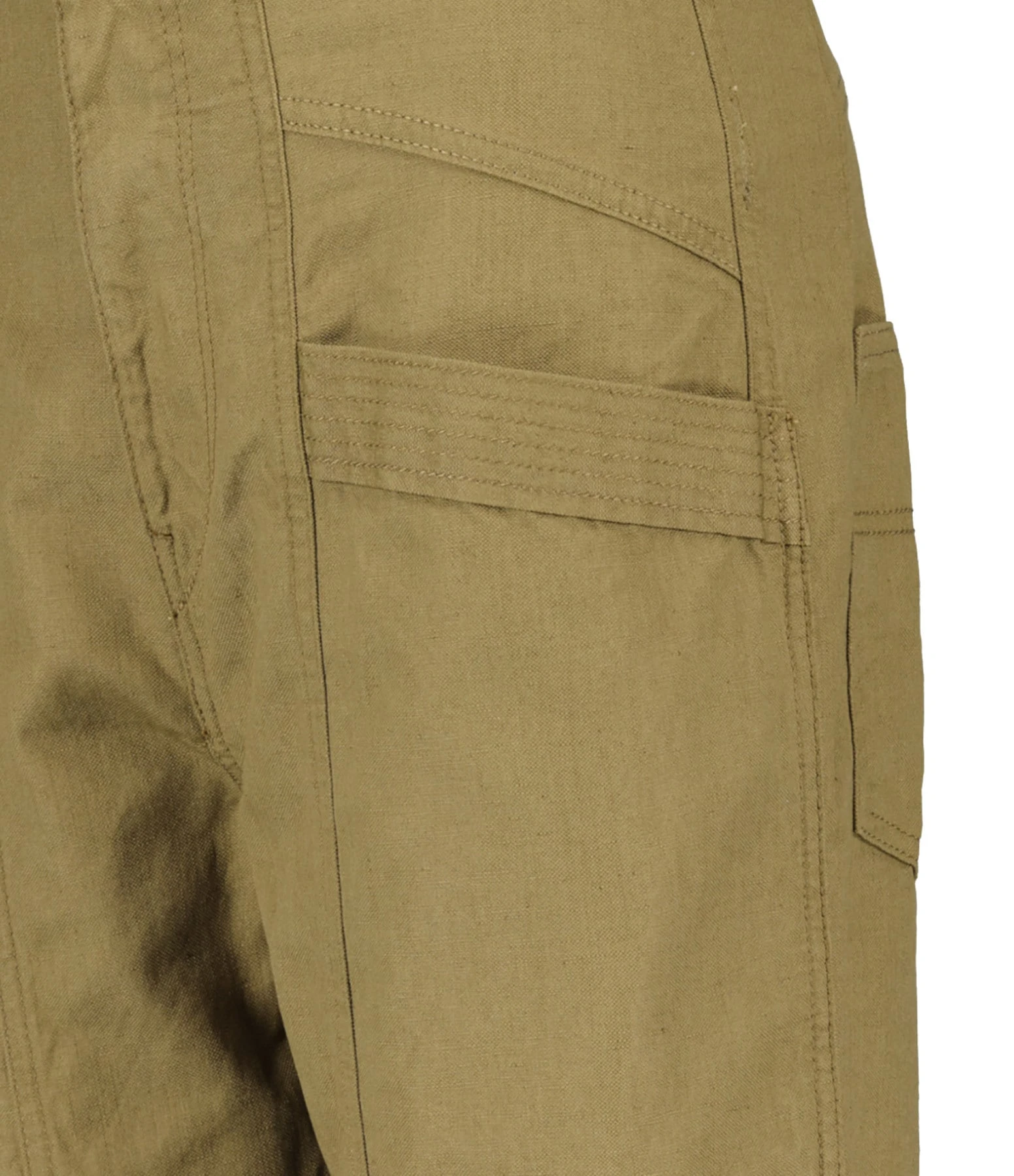 MARANT ÉTOILE Pantalon Pandore Coton Kaki 4 MARANT ÉTOILE Pantalon Pandore Coton Kaki – Image 2